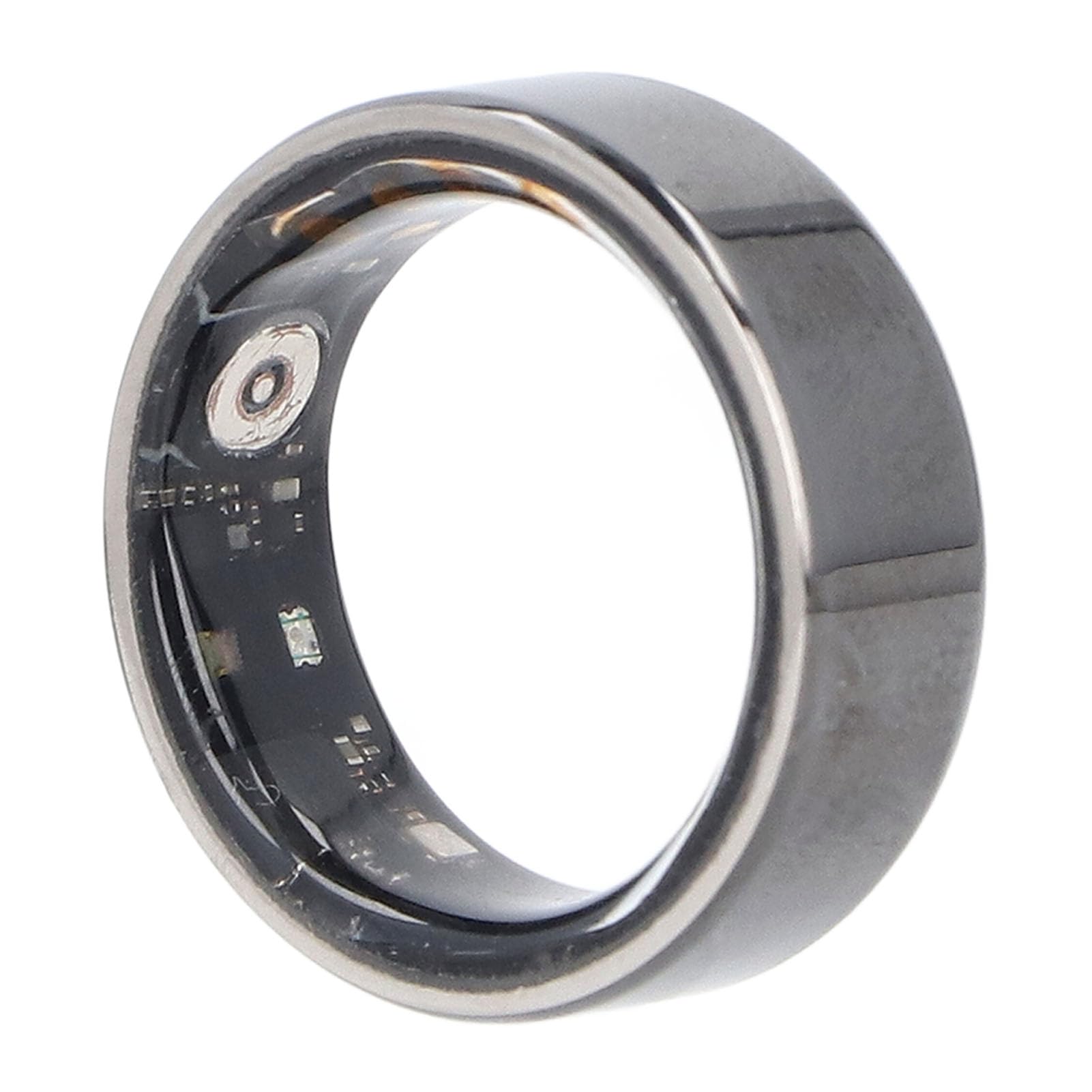 Monitor de Salud con Anillo Inteligente, Rastreador de Sueño y Actividad Física Anillo Inteligente de Acero Inoxidable y Cerámica de óxido de Circonio Diseño de Caja de Carga