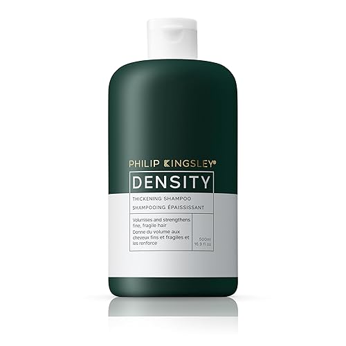 PHILIP KINGSLEY Champú espesante de densidad  Para cabello fino y frágil y pérdida de cabello  Espesante y fortalecedor del cabello fino y frágil