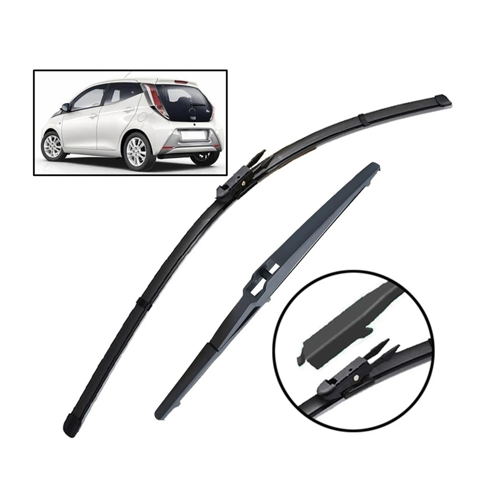 Tergicristalli Per Chery Tiggo 4 E Tiggo 5x Anni 2019-2023, Set Anteriore 22"+17" In Gomma Naturale, Accessori Auto