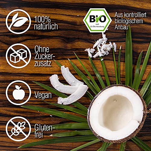 Foto von Amazy Kokosmehl Bio | 1000g – Proteinreiches Kokos Mehl mit Bio-Zertifikat | entölt, glutenfrei, laktosefrei, ohne künstliche Zusatzstoffe, vegan | ideal zum Backen von Kuchen oder zum Kochen