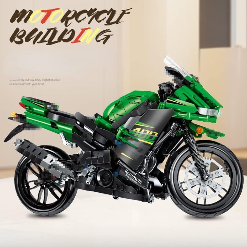 Kit Mattoncini Moto Tecnica CIJINAY Per Kawasaki Z900 – 776 Pezzi Modello Da Costruire Per Adulti E Bambini - 5