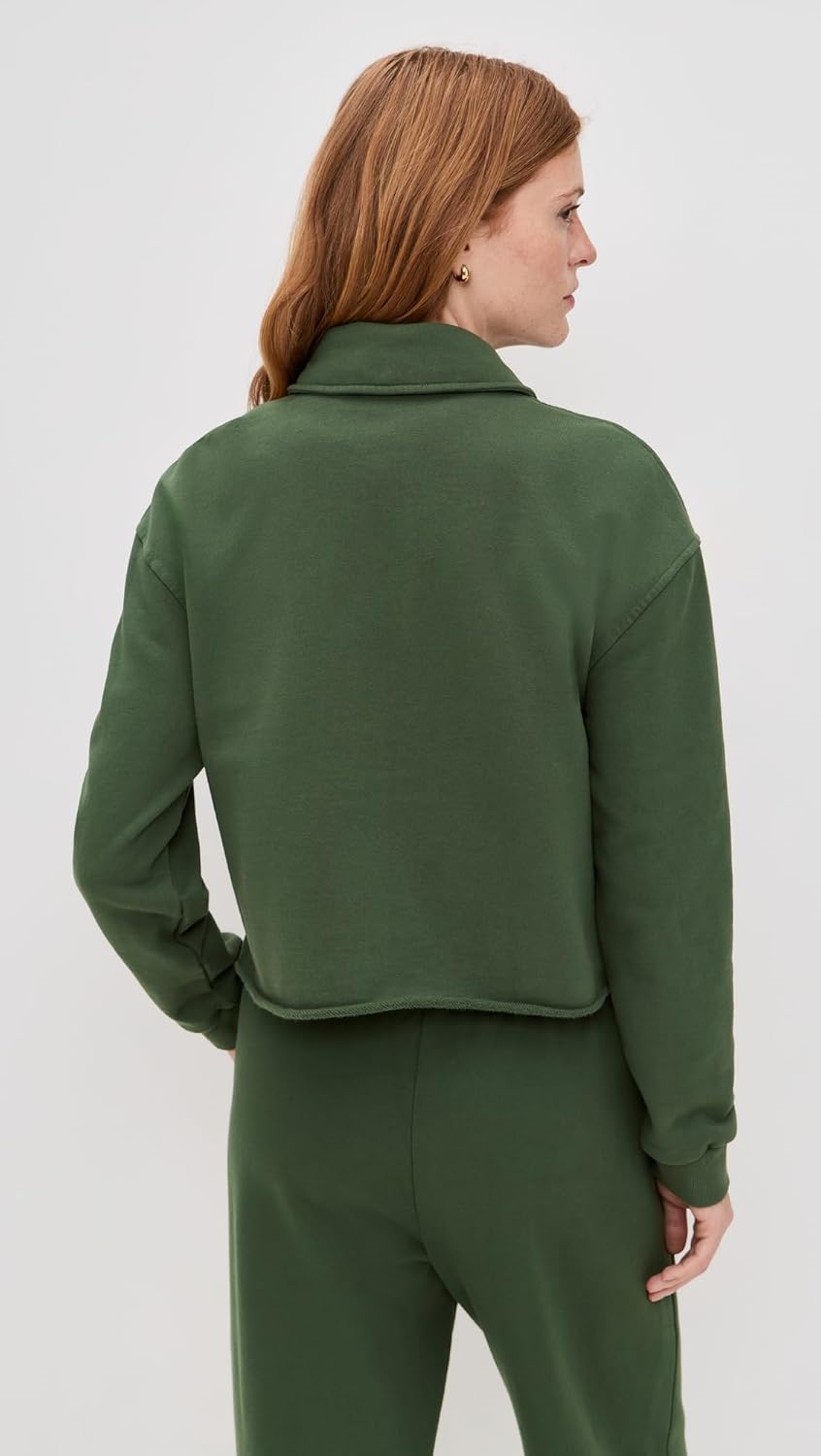 perfectwhitetee Women's Vinny Heavier Fleece 3/4 Sweatshirt - Image 4