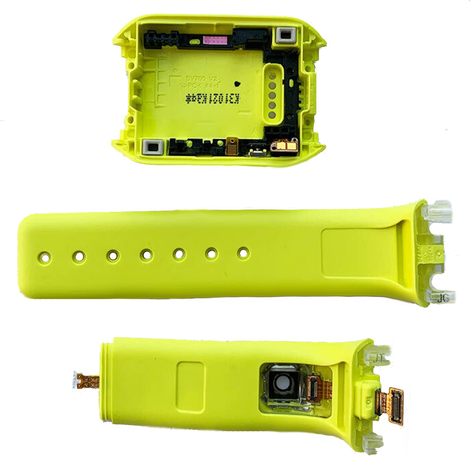 Hard Replacement Band Compatible for Samsung Galaxy Gear SM-V700, Watchband Bracelet Strap w/n Back Housing Cover for Samsung Gear V700 Smartwatch Accessories