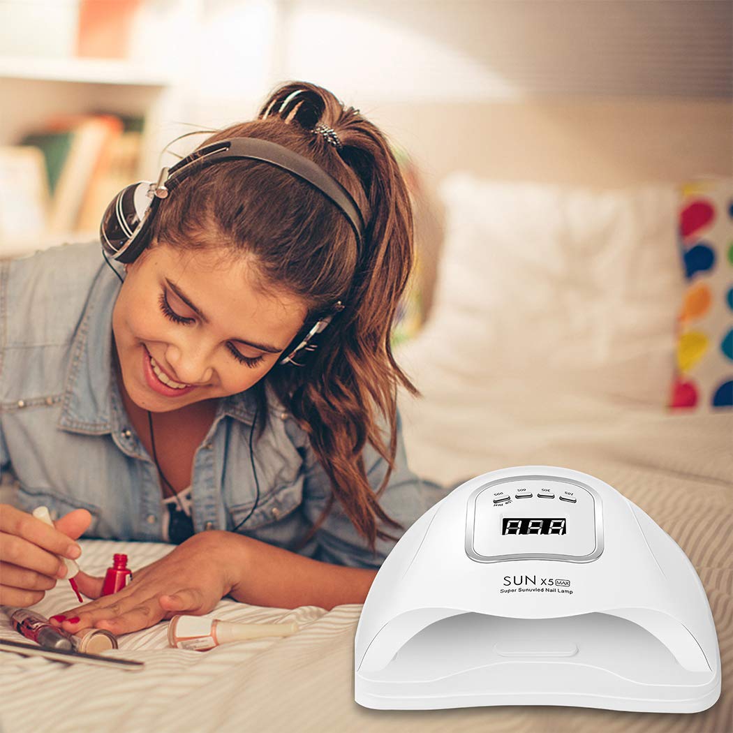 Amazon.co.jp: UV LED ネイルドライヤー 80W2倍の効率 LEDジェルネイル