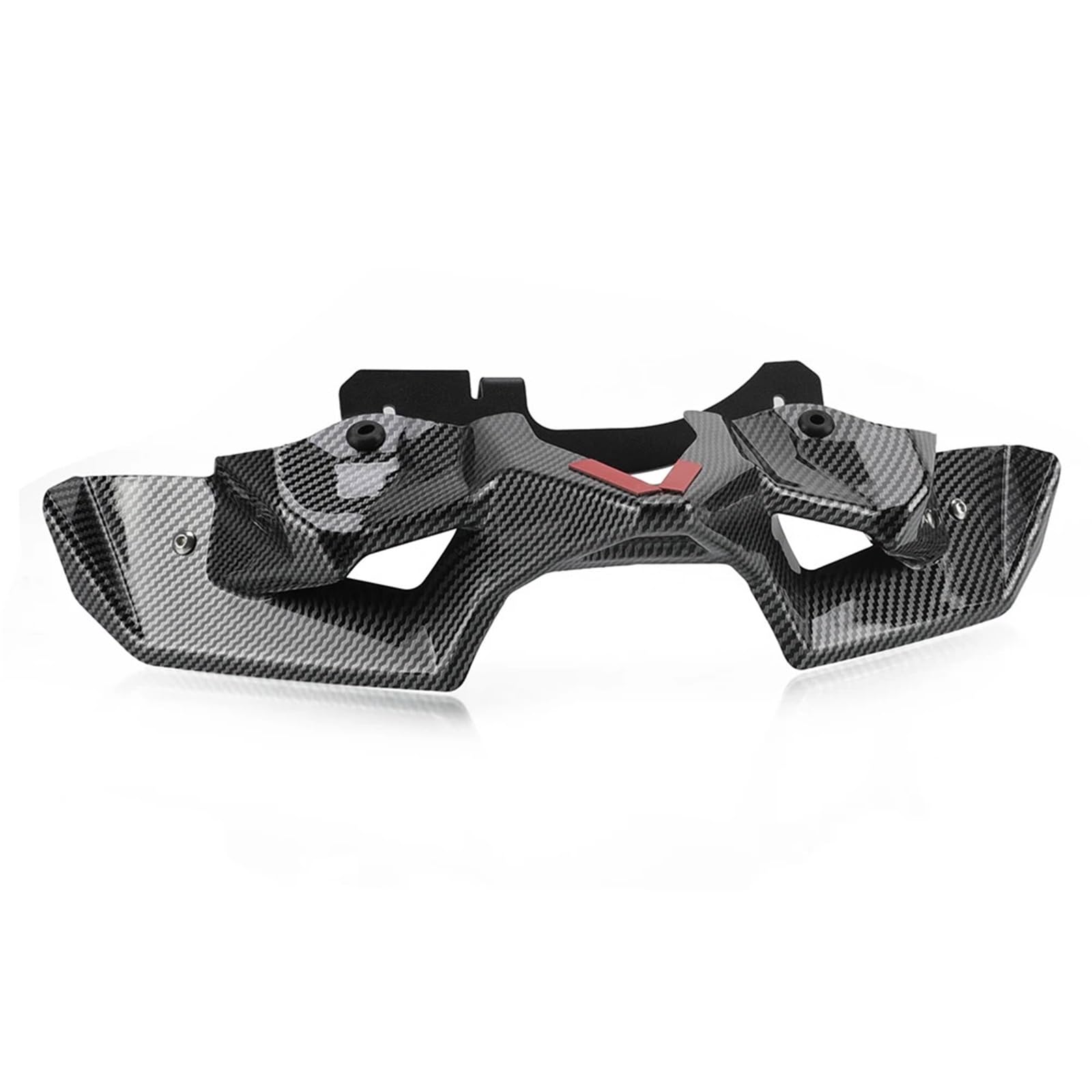 Pare-Chocs Avant Convient pour Kawasaki Z900 Z 900 2020-2025 Z900 Accessoires de Moto aileron Avant aileron aérodynamique aileron Pare Chocs Aileron(Carbon Fiber)