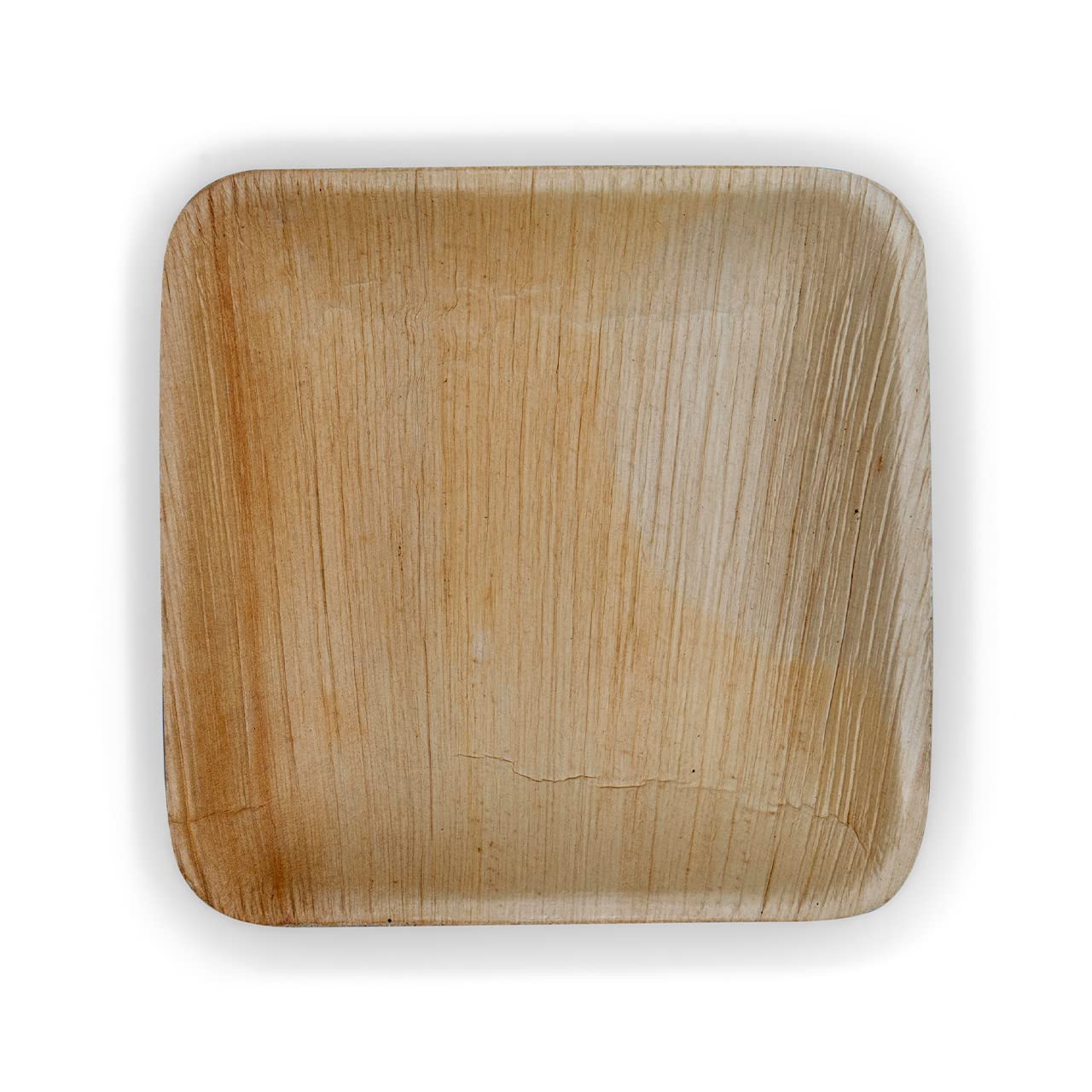 8 inch Square Plate ; Biodegradable; Plates for Weddings; Parties and Event - 8 Pack of 25 Plates - 200 Plates
