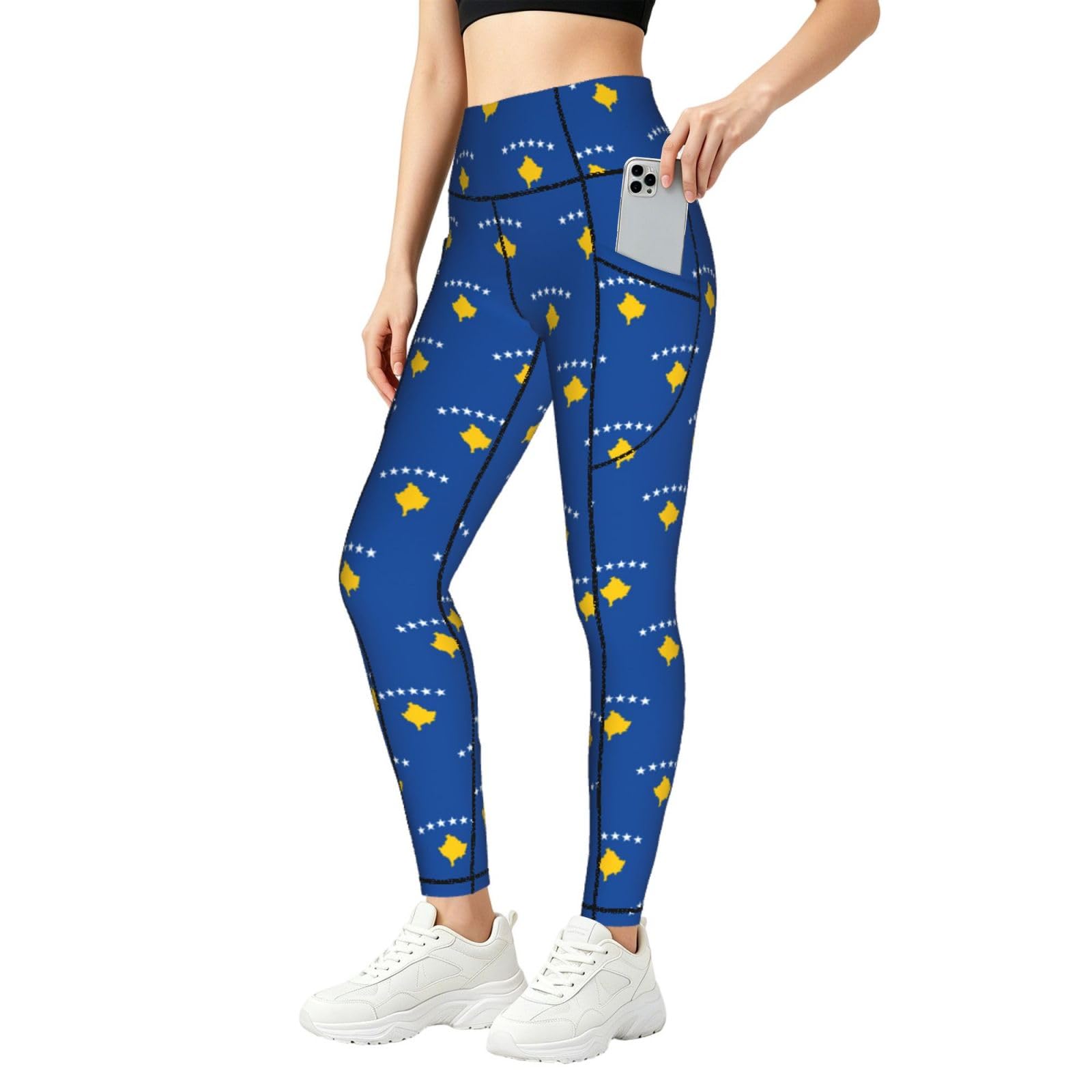 Leggings de Kosovo con bolsillos ropa para clima de mujer 8