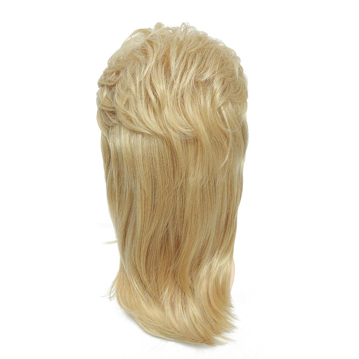 Mullet Wigs for Men Joe Dirt Emo Wig 80s Costumes Fancy Party Accessory Cosplay Wig Halloween Man x (Light Blonde) - Image 6