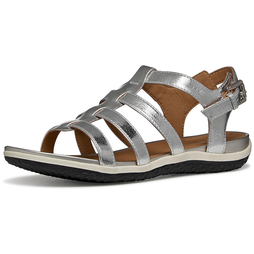 Geox D Sandal Vega D, Sandalia Plana Mujer