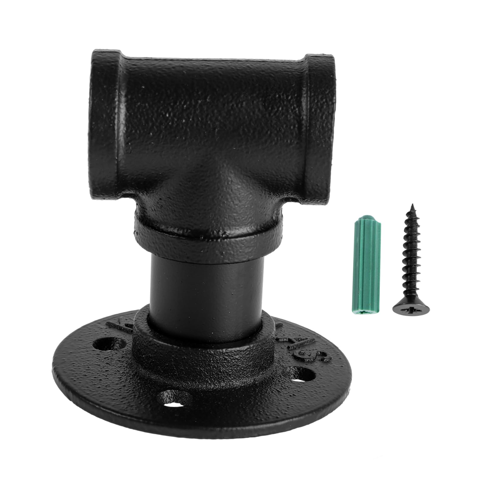 BRIGHTFUFU 1Pc Decorative Wine Rack Modern Wall Hanging Storage Holder for Home Bar Black Sturdy Design Easy Assembly for Living Restaurant Decor