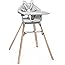 Stokke Clikk High Chair, Cloud Grey - All-in-One High Chair with Tray + Harness - Light, Durable & Travel Friendly - Ergonomi