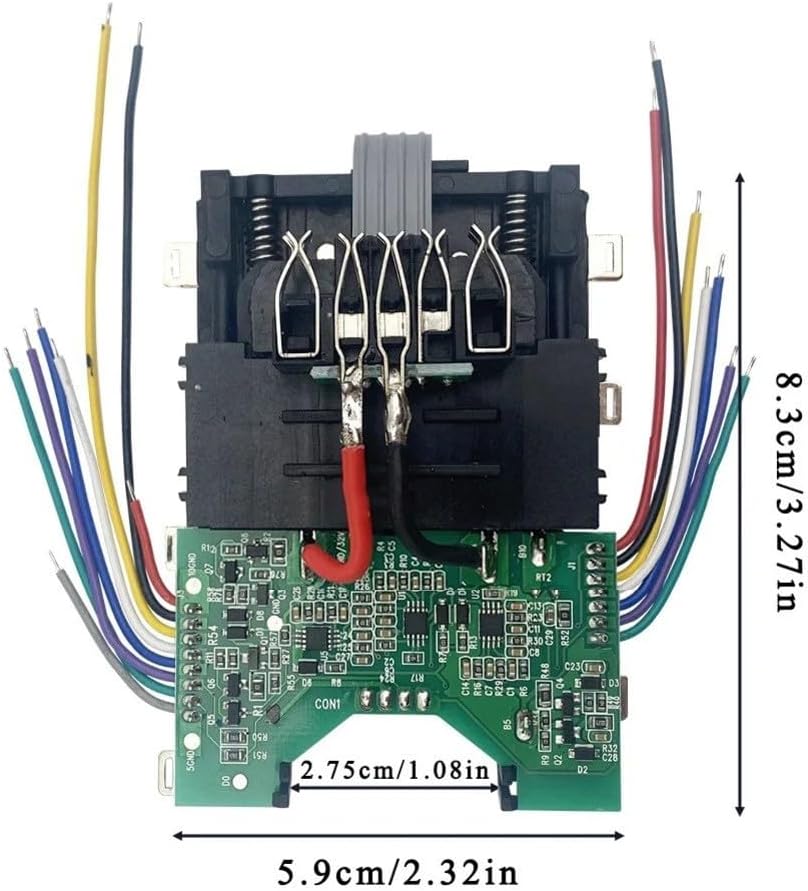 15 Cells DCB609 Battery Case For DeWalt, 20V 60V With 15X21700 Charging PCB Protection Board, Replacement Storage Box Housing Repair Kit For Power Tool Batteries Repair