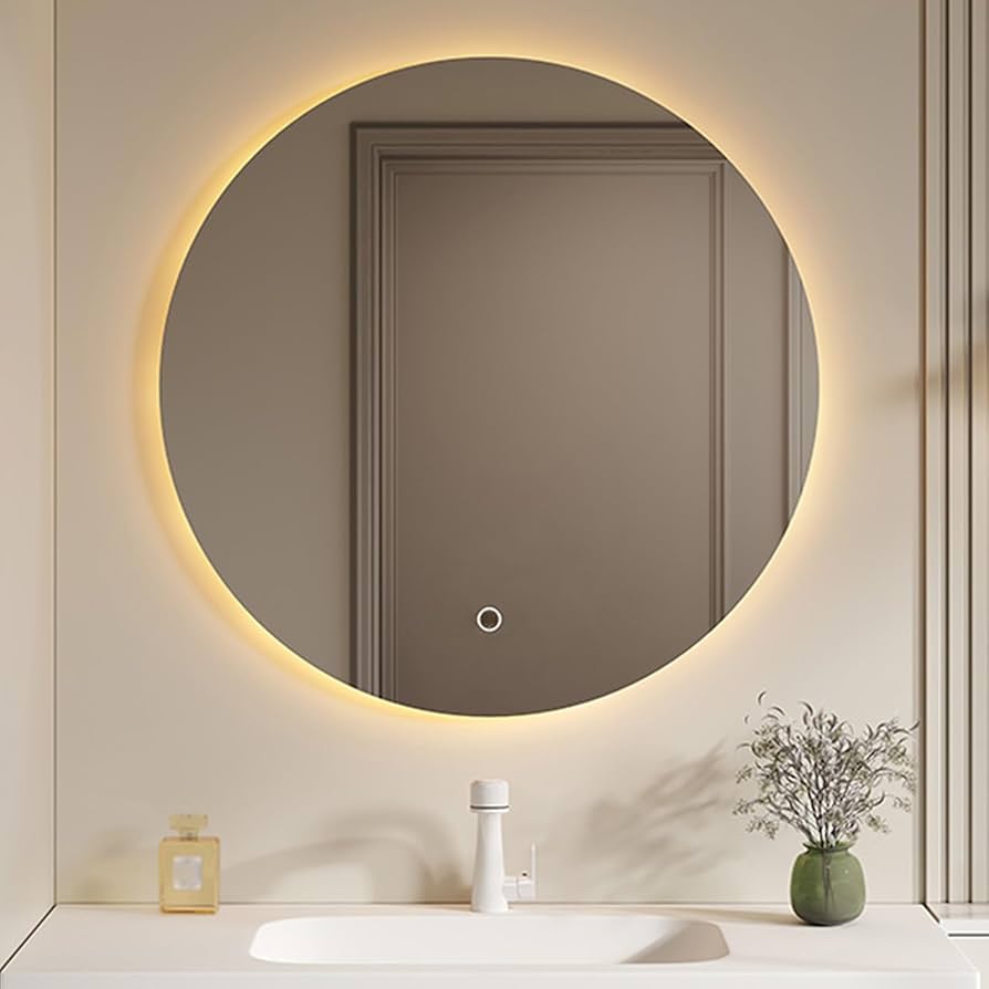 Amazon.co.jp: 壁掛けミラー led 女優ミラー 壁掛け 洗面台鏡