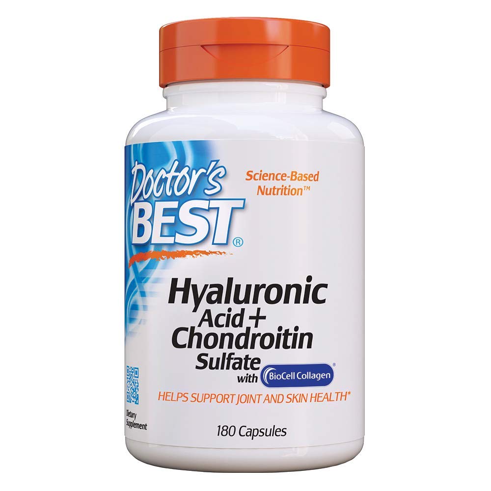 Doctor's Best, Hyaluronic Acid With Chondroitin Sulfate, 180 Capsules