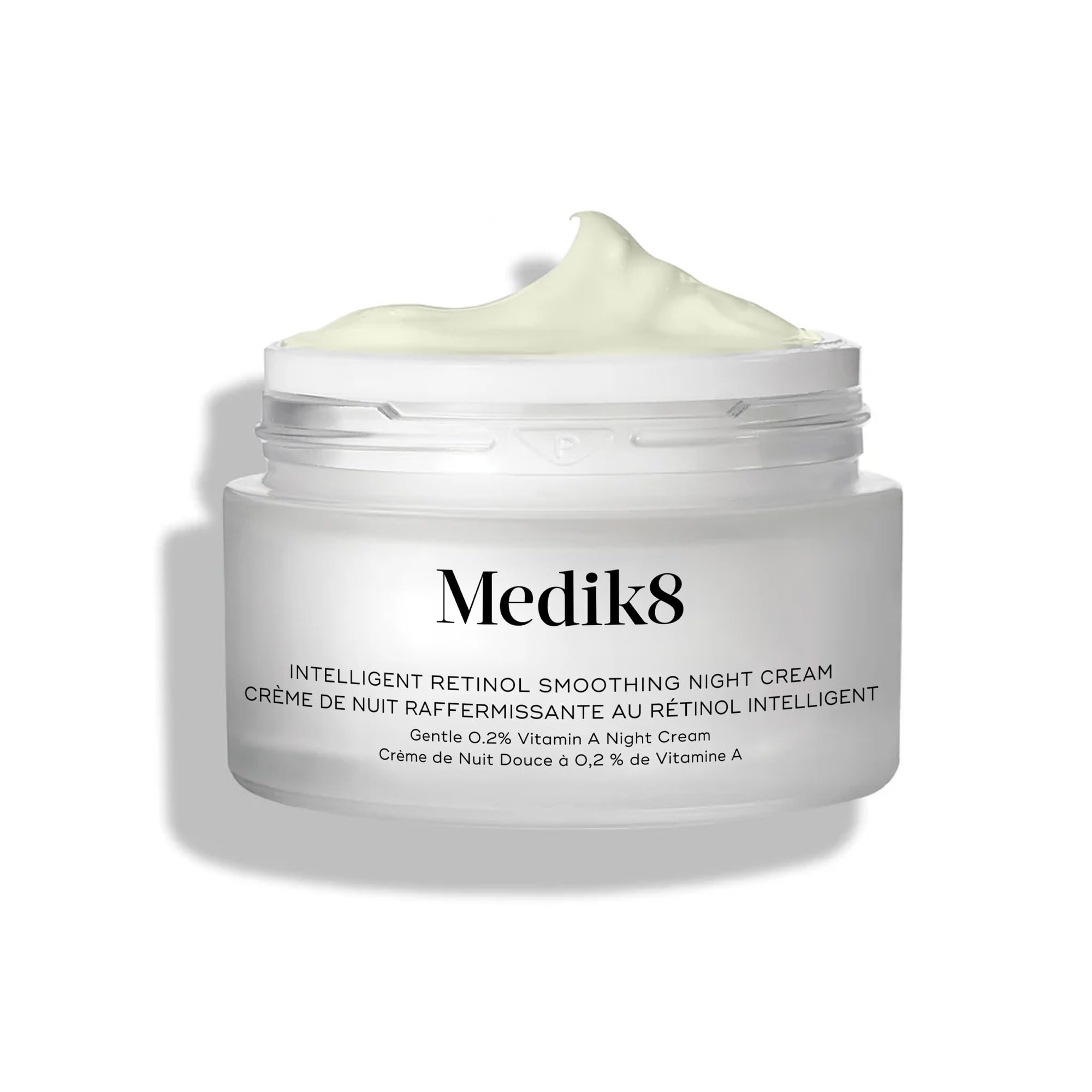 Medik8 Intelligent Retinol Smoothing Night Cream, 0,2% Vitamin A - 50 ml | Sanfte 2-in-1-Nachtcreme zur Regeneration und Pflege; für ein ebenmäßigeres Hautbild und antioxidativen Schutz