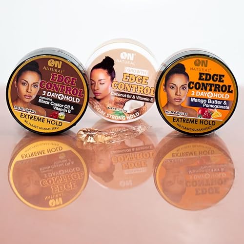 Miniatura 4 de On Natural Edge Control Extreme Hold-Mantequilla de mango y granada (3.4 onzas)