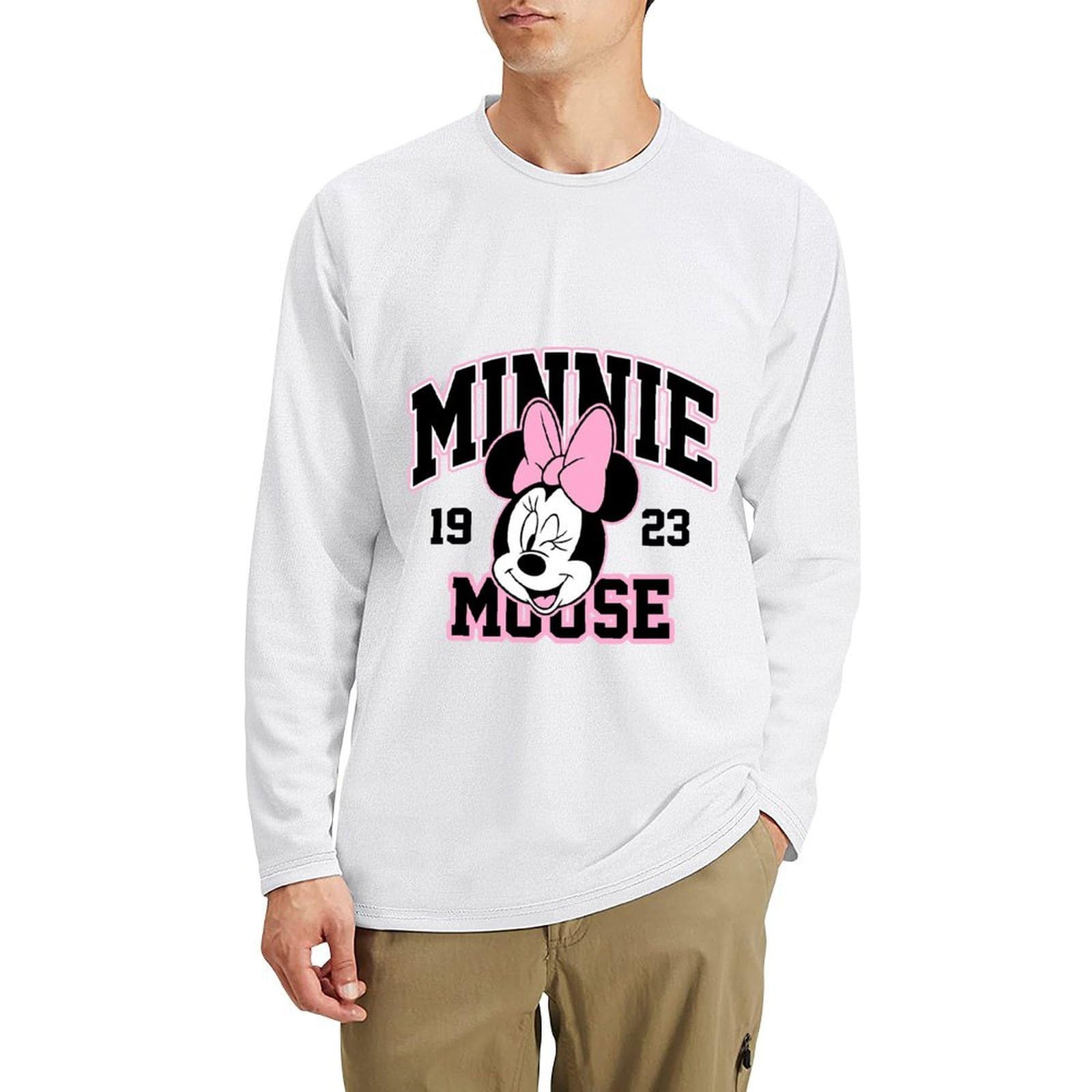 【新品】Babb Original ミニーマウス 長袖Tシャツ　ロンT Lサイズ 新品】Babb Original ミニーマウス 長袖Tシャツ ロンT Lサイズ