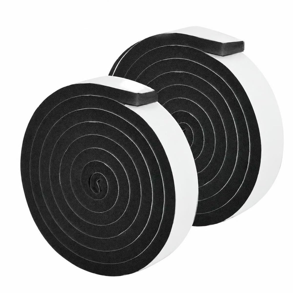 4.0M Foam Self-Adhesive Door Window Sealing Strip Wearable Sliding Dustproof Sponge Strip Soundproof Home Insulation Sealing Tape-Black-1.5cm-4.0m