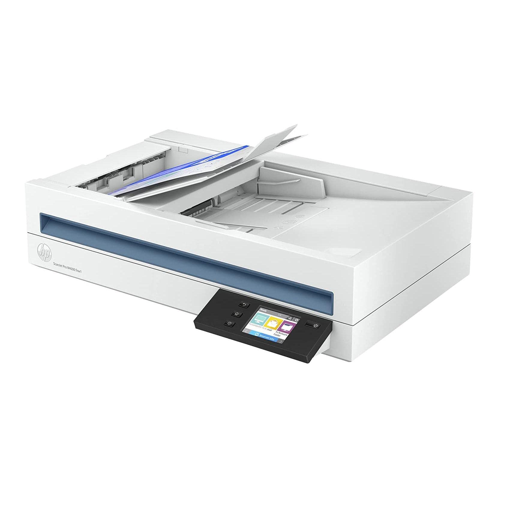 HP Scanjet Pro N4600 fnw1 20G07A Scanner a Superficie Piana ADF Fronte/Retro 6000 Pagine al Giorno 1200 dpi USB Bianco