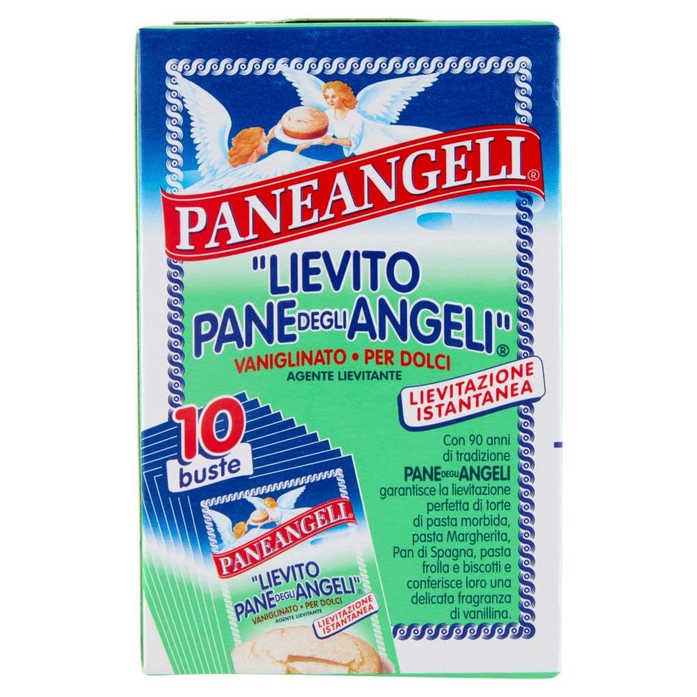 Italian Gourmet Lievito vaniglinato per dolci, Backpulver 120 x 16g | Aroma delicato di vanillina, vegan und glutenfrei, ideale für torte, Gesamtnettogewicht 1,92 kg + Kostenlos Polpa 400g