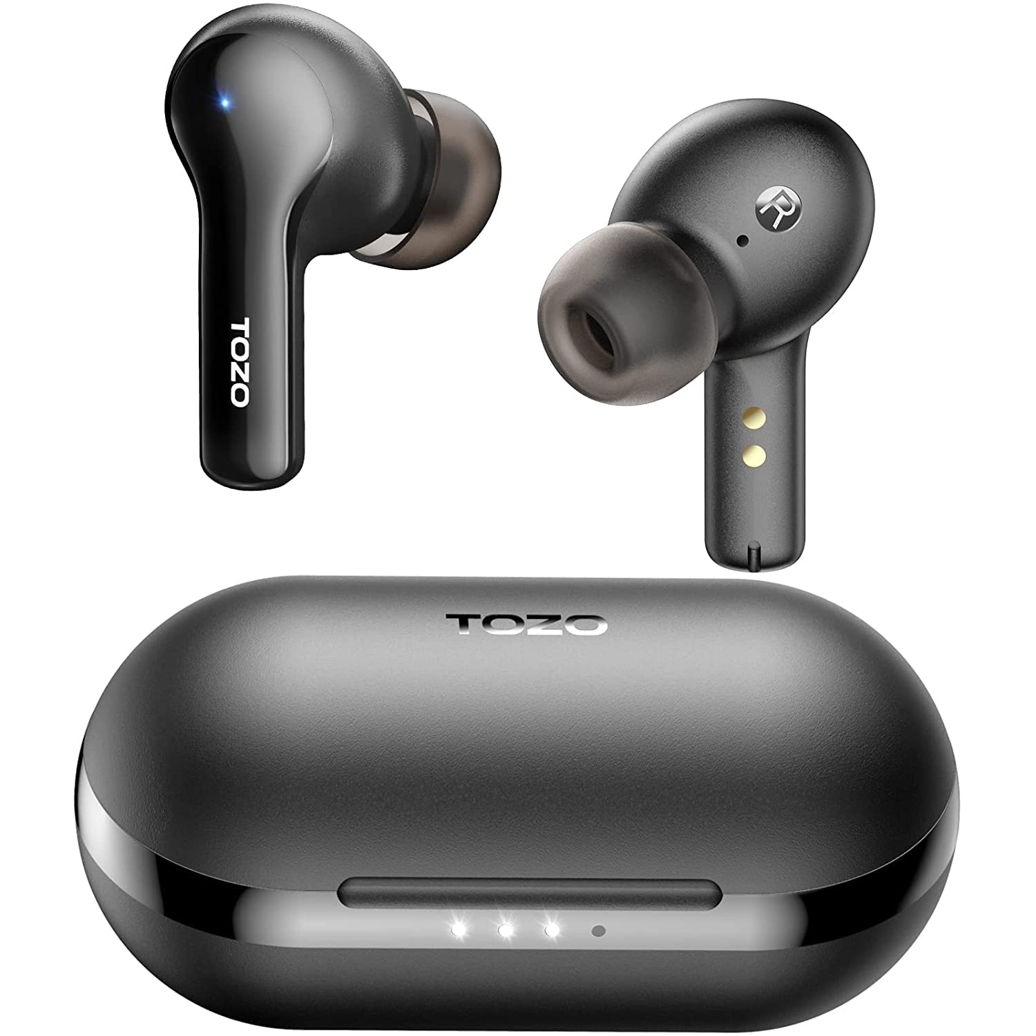 TOZO A2 Mini True Wireless Earbuds Bluetooth 5.3 Earphones in Ear Buds Touch Control Stero Headphones with Clear Calling Mics, IPX5 Waterproof, Premium OrigX Sound Headset Type-C Fast Charging, Black TOZO A2 Mini True Wireless Earbuds Bluetooth 5.3 Earphones in Ear Buds Touch Control Stero Headphones with Clear Calling Mics, IPX5 Waterproof, Premium OrigX Sound Headset Type-C Fast Charging, Black