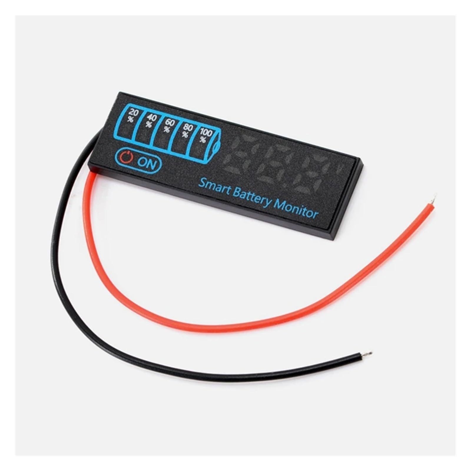 AT02-18650 Li-Ion Lipo Tester - 7-55V Säurebatterie-Füllstandsanzeige mit LED