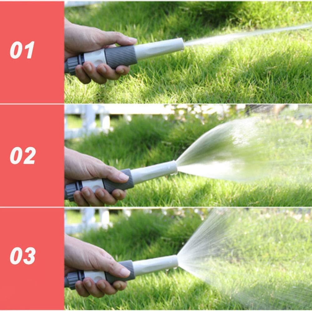 Carrete de manguera de montaje en pared, almacenamiento de agua retráctil de rebobinado automático con pistola de pulverización para lavado de automóviles y jardinería, soporte y estante duraderos