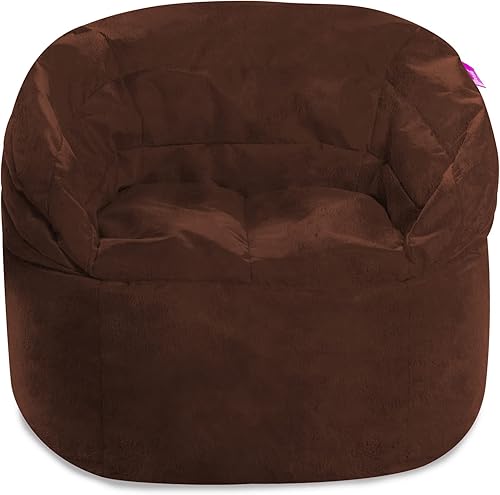 Miniatura 878 de Posh Creations Puf estructurado cómodo para jugar, leer y ver la televisión, Malibu Lounge, tela de lona para colorear, criaturas Criaturas de tela