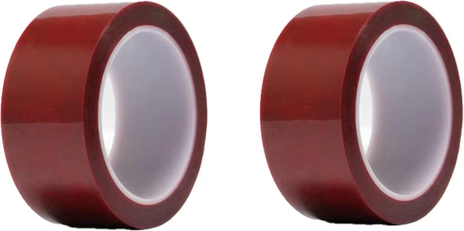 2 Pack Anti-Static ESD Translucent Packing Tape,60u Thickness,4.8cm Width,36M Length,for Secure Packaging (Blue Anti-Static)