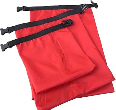 3Pcs/Set Multifunctional Lightweight Drifting Bag Dry Waterproof 30D Nylon Bags 1.5L 2. 3 for Paddleboarding, Swimming(Black)