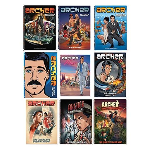 Archer Complete Series Seasons 1-9 Set DVD