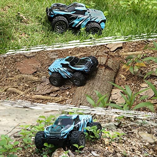 Rhybor RC Car 28Km/H Fast Short Truck 1:20 Scale Remote Control Monster Truck, 2.4GHz radio controlled RC Offroad Remote Control Car for All Terrains Gifts for All Adults & Kids