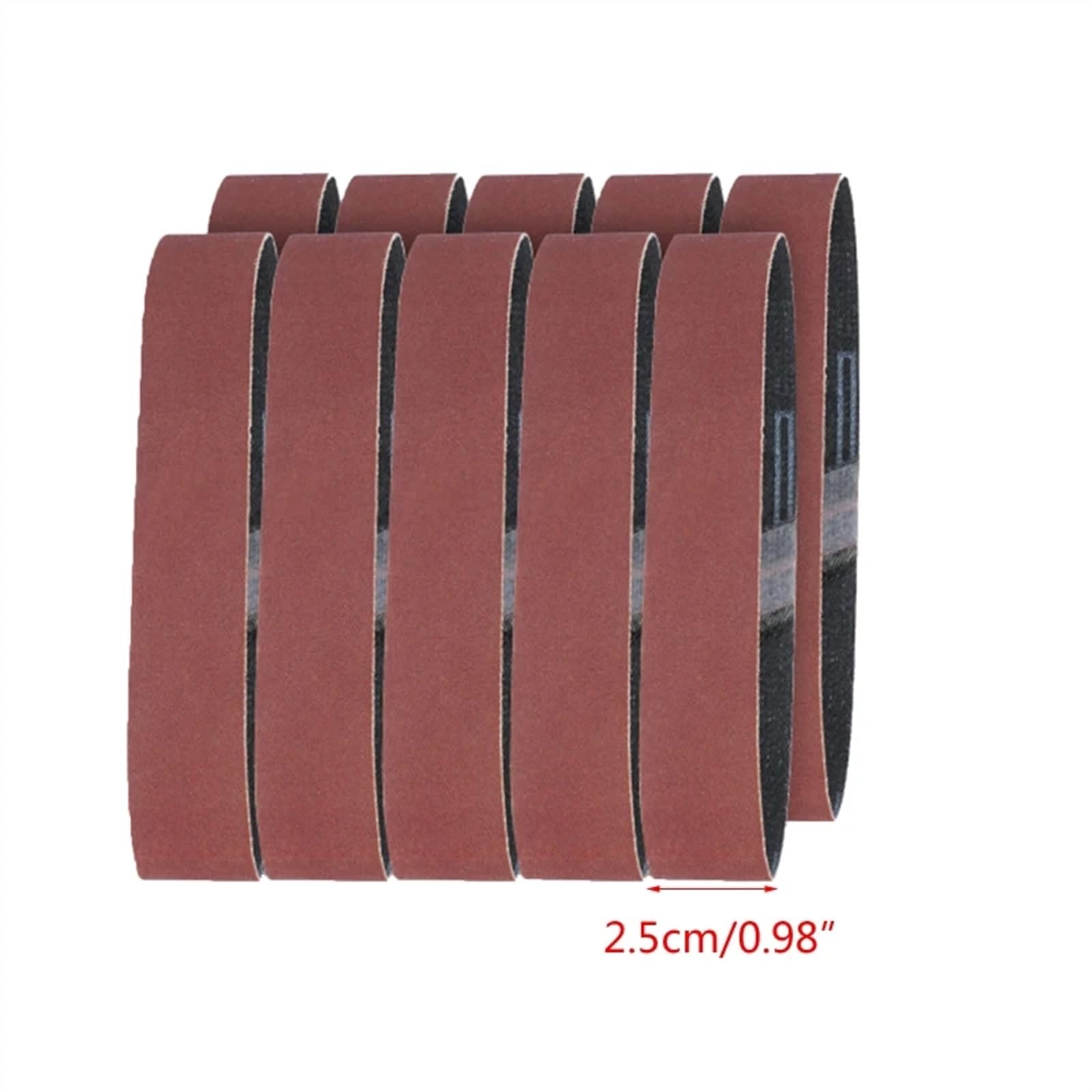 10 szt. 25x330mm szlifierka taśmowa taśmy szlifierskie materiał ścierny zapobiegający zatykaniu 120/320/600/800/1000 grys do drewna | 1000 Grits