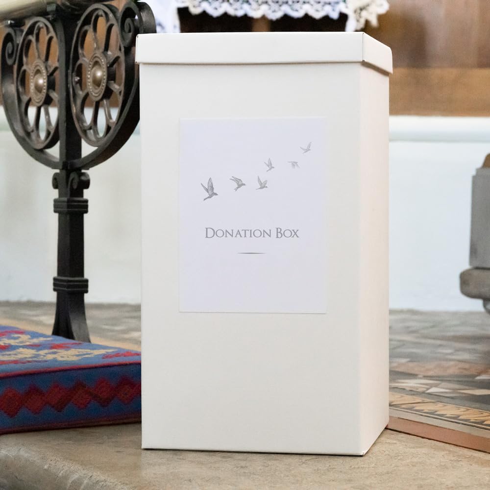 Grey Flying Birds - Donation Box (58/0082)