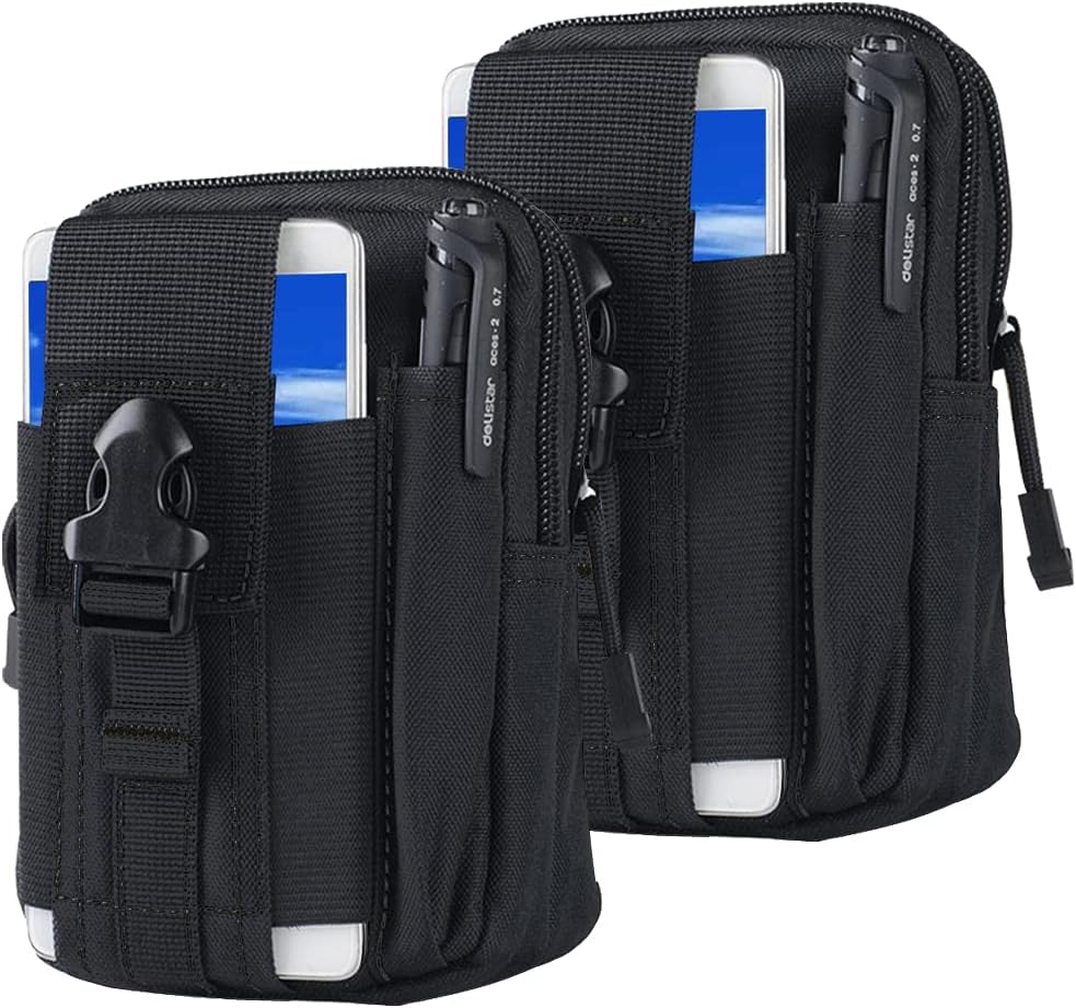 Waist Cell Phone Holster Belt Bag Universal Outdoor Phone Pouch Case Gadget Pocket for iPhone X 8 7 6 6s Plus Samsung Galaxy S8 S7 S6 S5 S4 S3 Note 8 5 4 3 2 LG HTC Etc