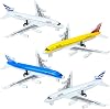 4 Pack Diecast Airplane Toys for 3 4 5 6 7 Years Old Boys, Pull Back Plane Toys Aircraft Fighter Jet Model Play Vehicles Airplanes for Kids Toddlers Birthday Gifts & Party Favors