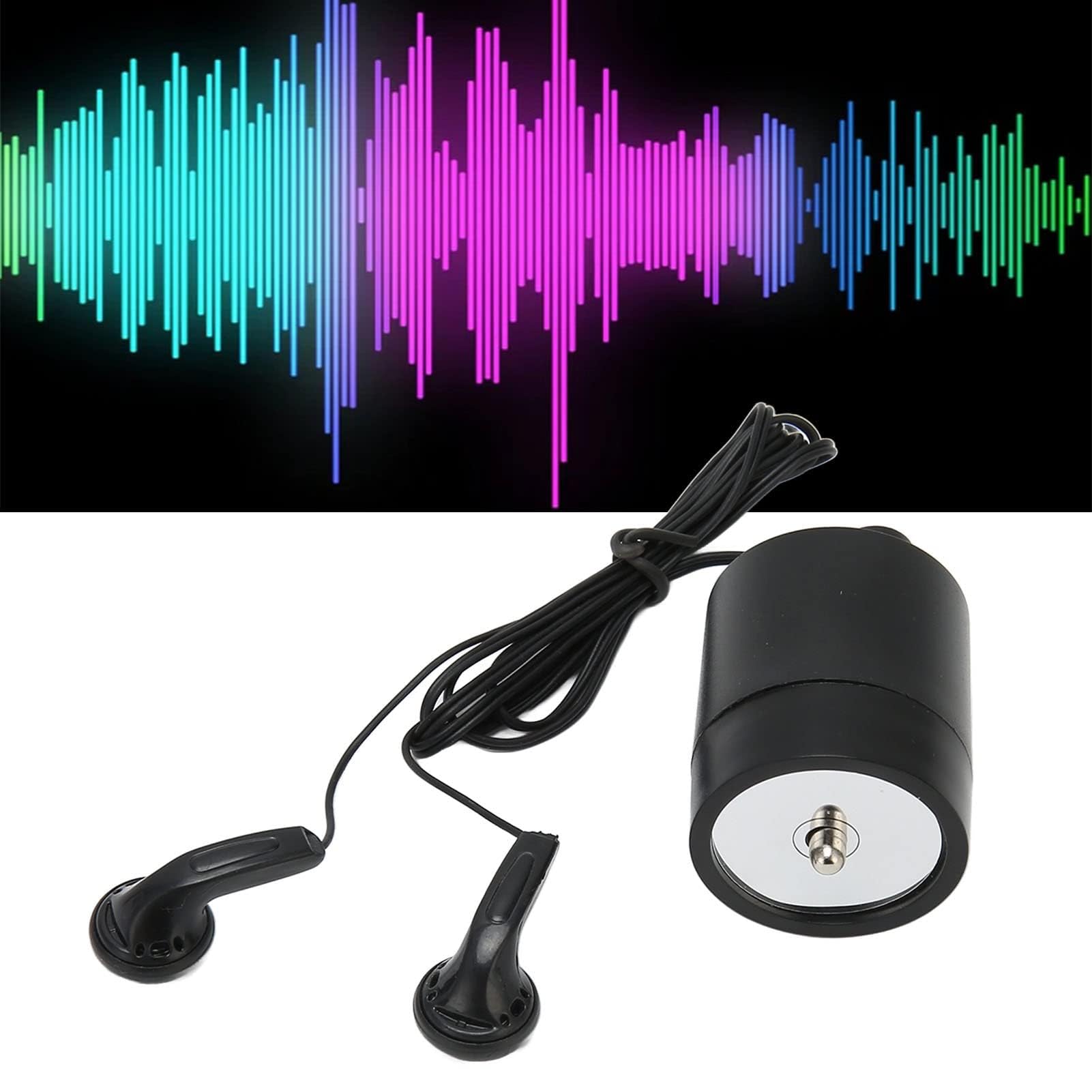 Amplificatore del Suono, Microfono da Parete Microfono Potenziato Amplificatore del Dispositivo di Ascolto 'orecchio Audio Attraverso lo Strumento Vocale a Parete