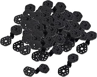 Bothyi 50 peças clipes de pano de sombra clipes de tecido de sombra rede agrícola rede agrícola varanda capa de carro clipes de lona resistentes ao sol clipes de gancho de sombra