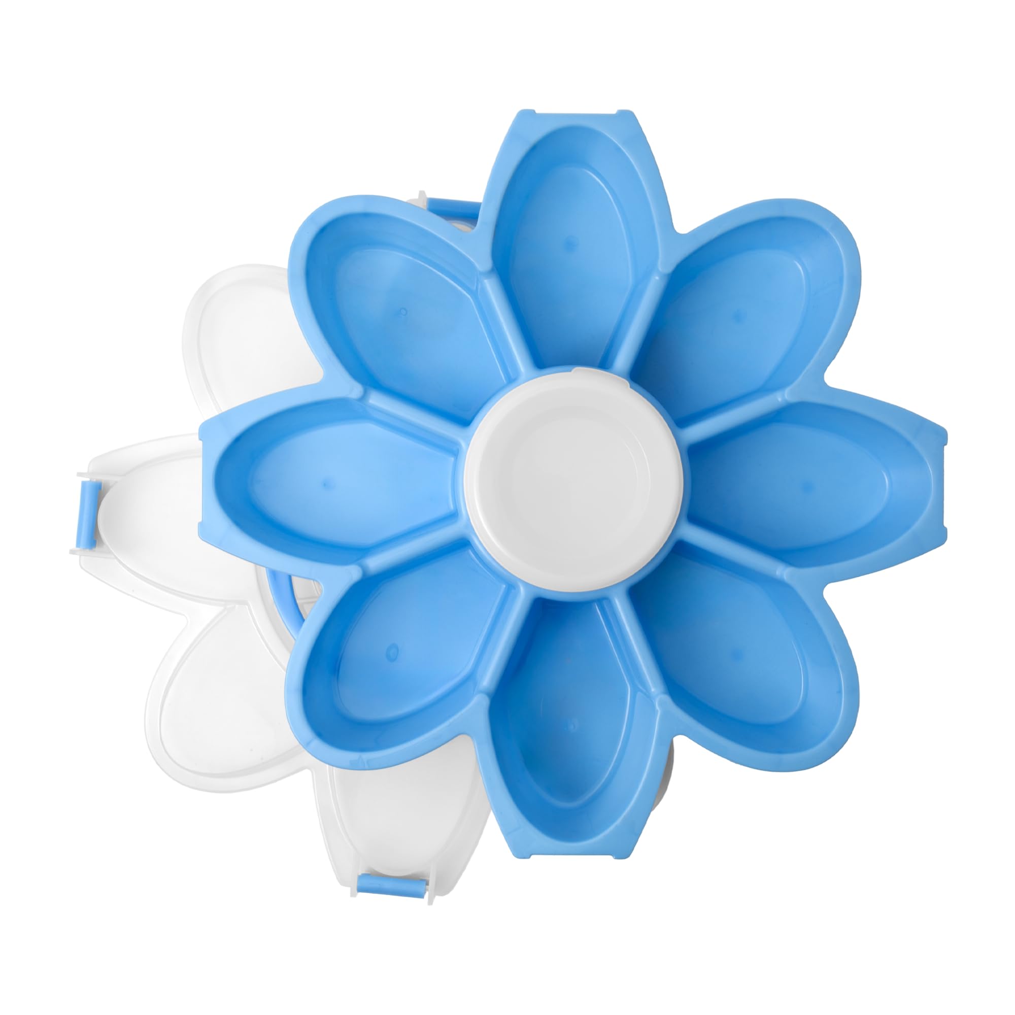 Amazon.com: KOLORAE Flower Snack Serving Tray - 9 Compartment