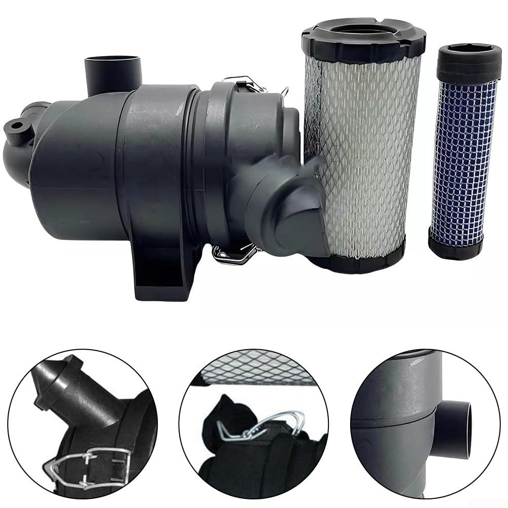 Zilimontt Robuster Motor-Luftfilter G042545 für Bagger mit P535396-Filter, 1 Luftreiniger und 2 Luftfilter, Lichtmaschinen-Luftfilter