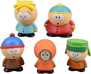 1 Set So-uth Park Figures, Cartoon Anime Toys, Cute PVC Figure Dolls So-uth Park Figurines for Boys and Girls, So-uth Park Toys Figures for Car Decoration Birthday
