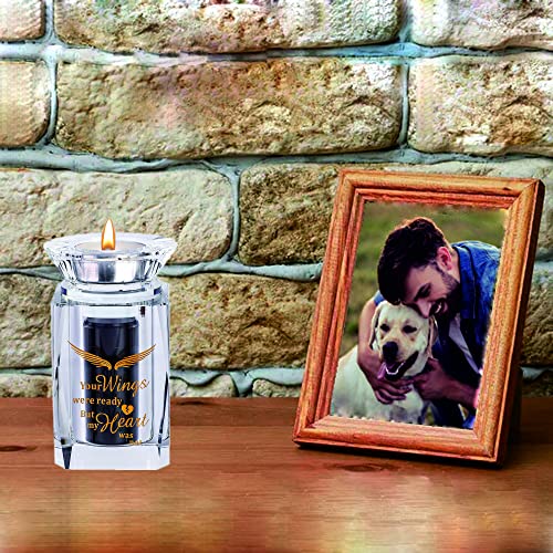 Bahujida MEMORIAL BOX - ANGEL Personalized Small Urn Angel Wings Mini Urns Crystal Ashes Cremation Keepsake thumb #5