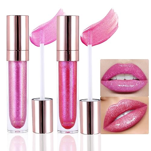 Miniatura 7 de evpct 6 unidades de brillo labial que cambia de color transparente brillo labial mágico cambio de color brillo de labios juego de maquillaje para