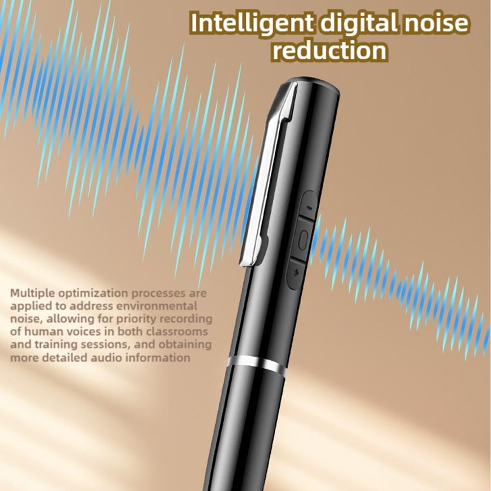 Grabadora digital controlada por voz con grabación de audio de sonido de 360° para reuniones, grabadora de voz de dictado HD 1 unidad y