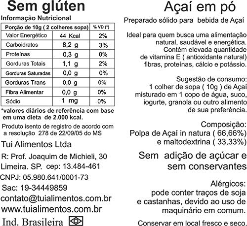 Açaí em Pó 150G