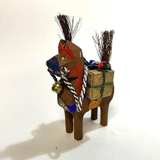 郷土玩具 古作 千両馬 飾り馬 一刀彫 木彫りの馬 木彫人形 民芸 縁起物 ビンテージ 紙製 10センチ コレクター向け | 郷土玩具 古作 千両馬 飾り馬 一刎 木彫りの馬 木彫人形 民芸 縁起物 ビンテージ 木製 手作り 伝統工芸品 コレクターズアイテム