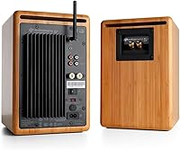 Vista 5 de Audioengine Altavoces inalámbricos Bluetooth A5+ - Altavoces estéreo premium de 150 W para música, juegos, tocadiscos, sistemas de cine en casa