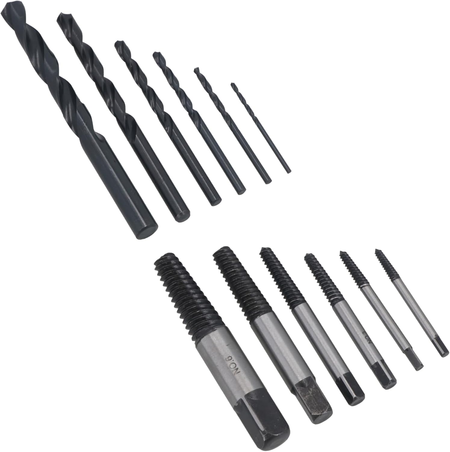 Screw Stud Extractor Remover Set Reverse Thread Easy Out 3-25mm 12pc AT192