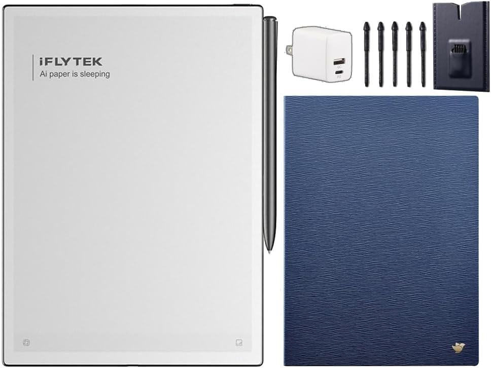 iFLYTEK スマートノート AINOTE2 保護ケース（ダークネイビー） 替え芯