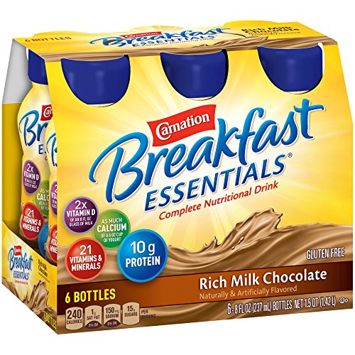 Carnation Breakfast Essentials Rich Milk Chocolate Nutritional Drink 6 Count